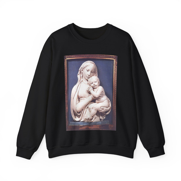 ROBBIA Luca della - Madonna of the Apple (Artwork) Crewneck Sweatshirt