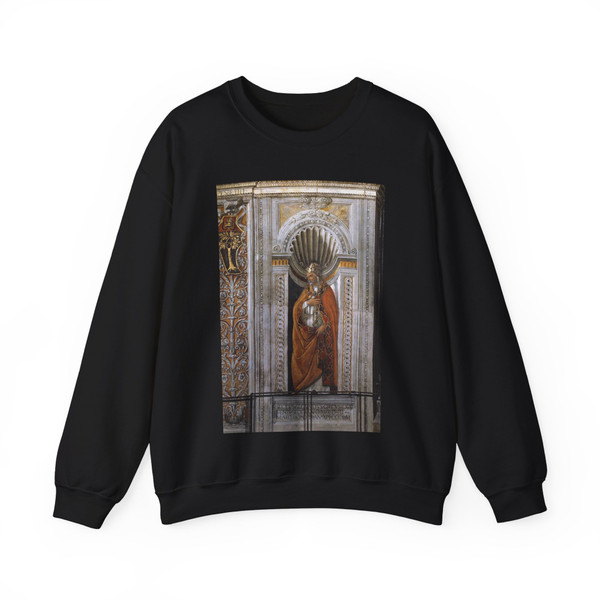 BOTTICELLI, Sandro - St Sixtus II (Artwork) Crewneck Sweatshirt
