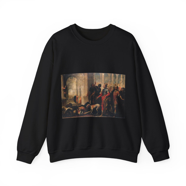 CELESTI, Andrea - Queen Jezabel Being Punished by Jehu (Artwork) Crewneck Sweatshirt