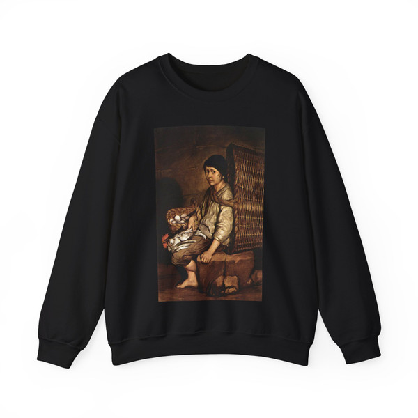 CERUTI, Giacomo - Boy with a Basket (Artwork) Crewneck Sweatshirt