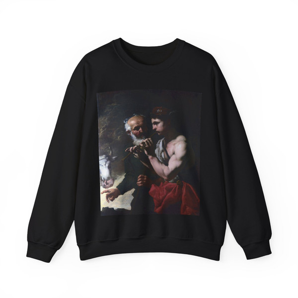 LOTH, Johann Karl - Mercury Piping to Argus (Artwork) Crewneck Sweatshirt