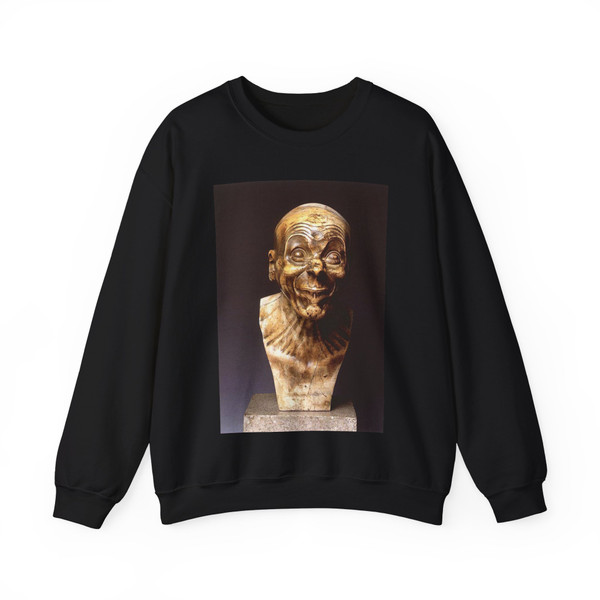 MESSERSCHMIDT, Franz Xaver - The Lecher (Artwork) Crewneck Sweatshirt