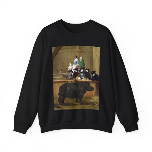 LONGHI, Pietro - The Rhinoceros (Artwork) Crewneck Sweatshirt