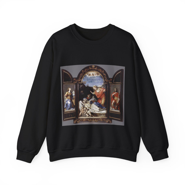 CARRACCI, Annibale - Triptych (Artwork) Crewneck Sweatshirt