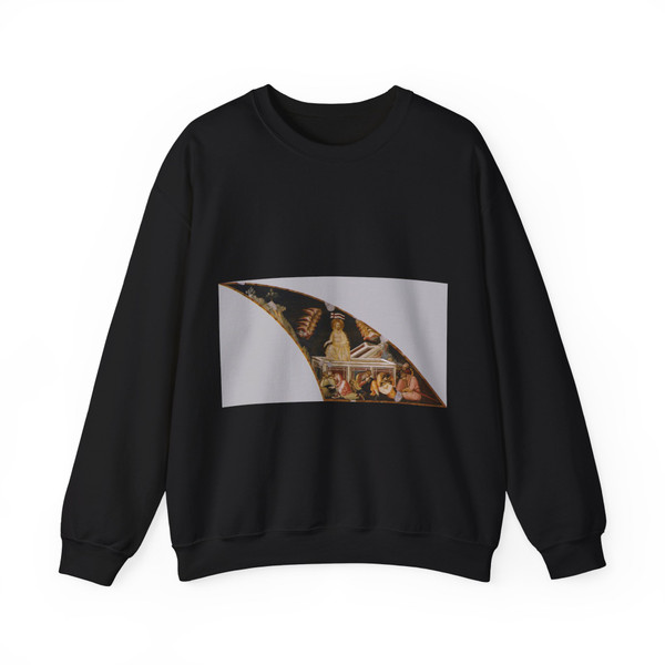 LORENZETTI, Pietro  - Assisi-arch-Resurrection (Artwork) Crewneck Sweatshirt