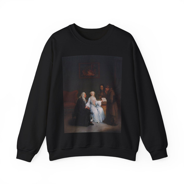 LONGHI, Pietro - Music Lesson (Artwork) Crewneck Sweatshirt
