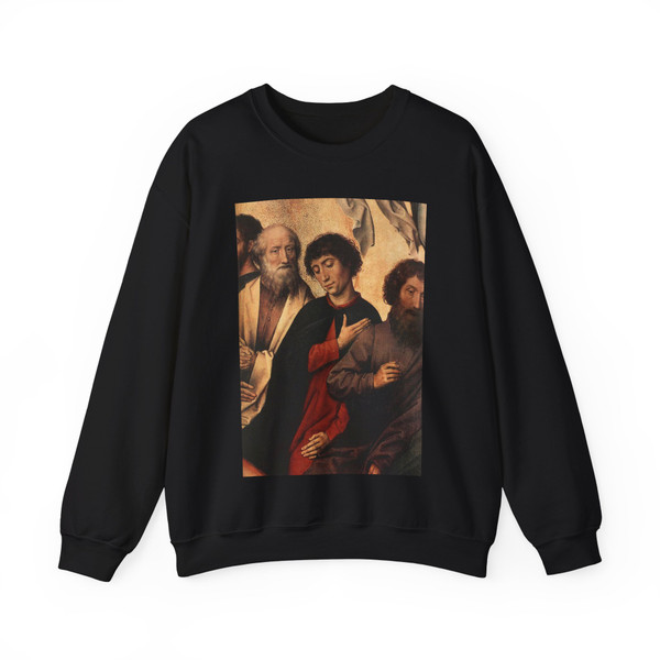 MEMLING, Hans -Last Judgment- Last Judgment Triptych (detail)4 (Artwork) Crewneck Sweatshirt