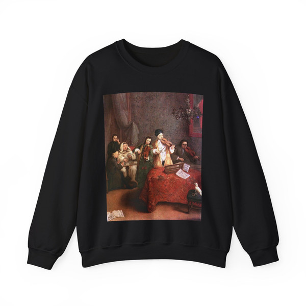 LONGHI, Pietro - The Concert (Artwork) Crewneck Sweatshirt