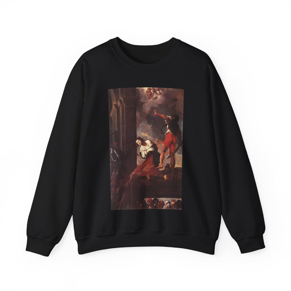 CARRACCI, Lodovico - The Martyrdom of St Margaret (Artwork) Crewneck Sweatshirt