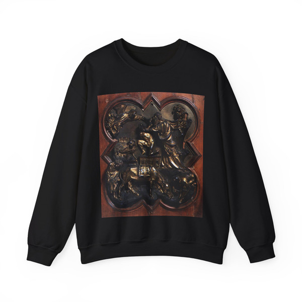 BRUNELLESCHI, Filippo - Sacrifice of Isaac (Artwork) Crewneck Sweatshirt