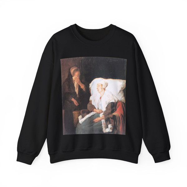 METSU, Gabriel - The Sick Girl (Artwork) Crewneck Sweatshirt