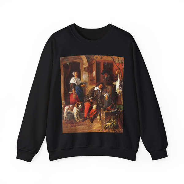 METSU, Gabriel - The Sleeping Sportsman (Artwork) Crewneck Sweatshirt