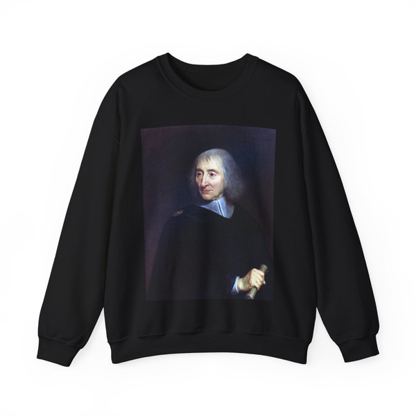 CHAMPAIGNE, Philippe de - Portrait of Robert Arnauld d'Andilly (Artwork) Crewneck Sweatshirt