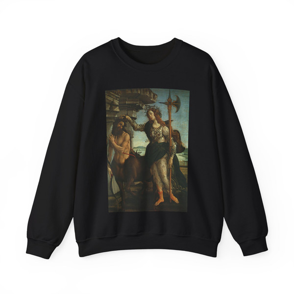 BOTTICELLI, Sandro - Pallas and the Centaur (Artwork) Crewneck Sweatshirt