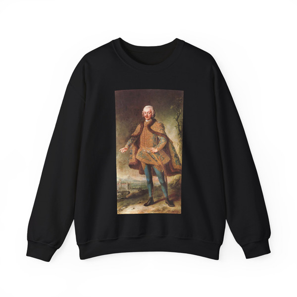 MEYTENS, Martin van - Portrait of Denes Banffy (Artwork) Crewneck Sweatshirt