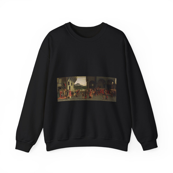 BUGIARDINI, Giuliano - Scenes from the Story of Tobias (1) (Artwork) Crewneck Sweatshirt