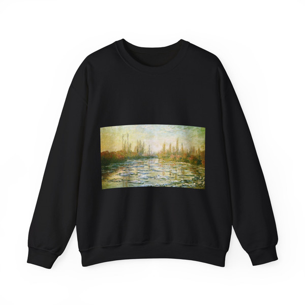 MONET, Claude - The Ice Floes (Artwork) Crewneck Sweatshirt