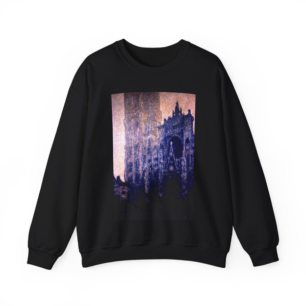 MONET, Claude - Rouen Cathedral (Artwork) Crewneck Sweatshirt