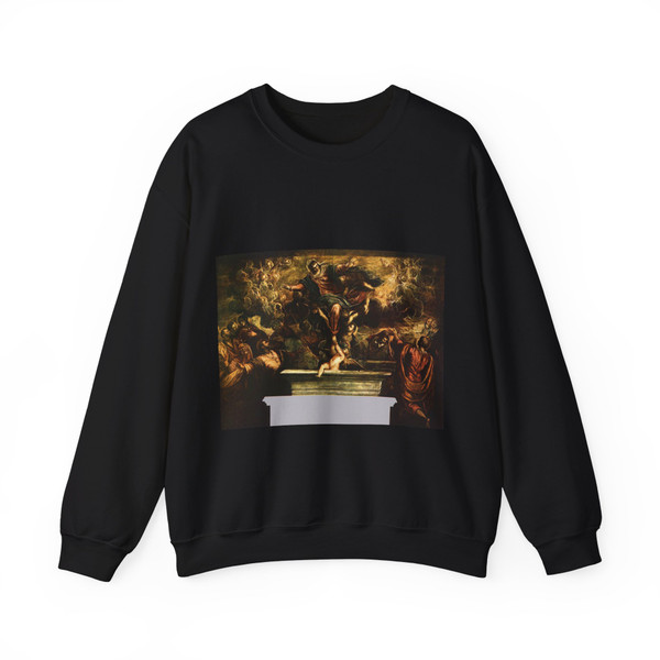 TINTORETTO, Jacopo Robusti - The Assumption of the Virgin (Artwork) Crewneck Sweatshirt