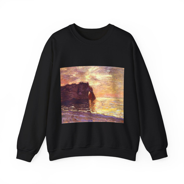 MONET, Claude - The End of the Day (Artwork) Crewneck Sweatshirt