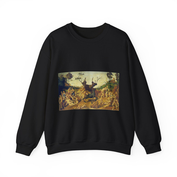 PIERO DI COSIMO - The Misfortunes of Silenus (Artwork) Crewneck Sweatshirt