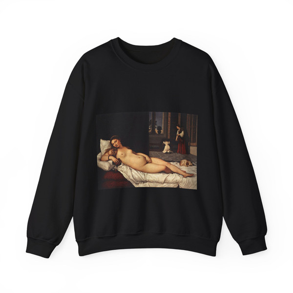 TIZIANO Vecellio - The Venus of Urbino (Artwork) Crewneck Sweatshirt