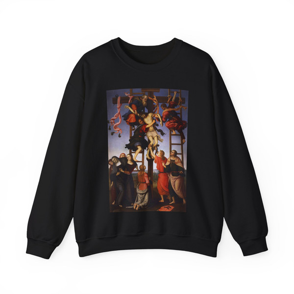 LIPPI, Filippino  - Deposition from the Cross (Artwork) Crewneck Sweatshirt