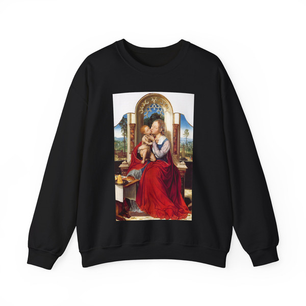 MASSYS, Quentin - The Virgin Enthroned 2 (Artwork) Crewneck Sweatshirt