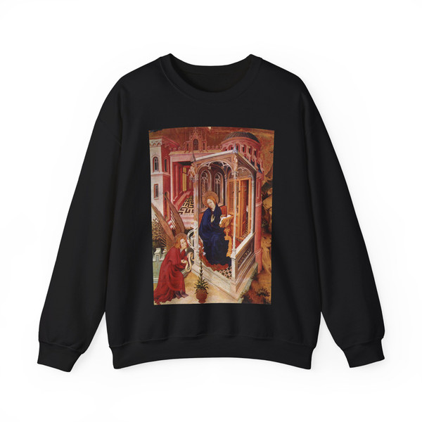 BROEDERLAM, Melchior - The Annunciation (Artwork) Crewneck Sweatshirt