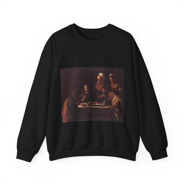 CARAVAGGIO - Supper at Emmaus (Artwork) Crewneck Sweatshirt