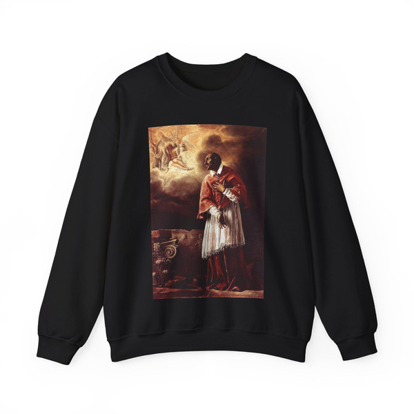 BORGIANNI, Orazio - St Carlo Borromeo (Artwork) Crewneck Sweatshirt