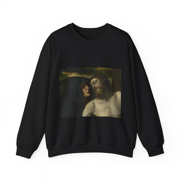 MORETTO da Brescia - Pieta d2 (Artwork) Crewneck Sweatshirt