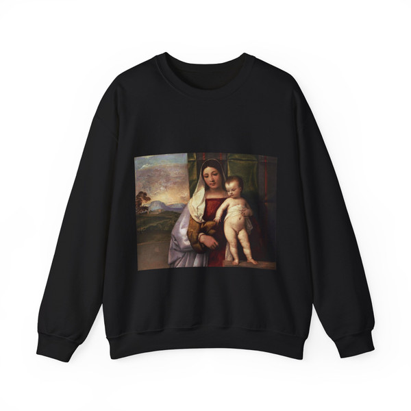 TIZIANO Vecellio - The Gipsy Madonna (Artwork) Crewneck Sweatshirt