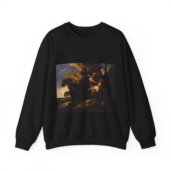 LISS, Johann - The Sacrifice of Isaac (Artwork) Crewneck Sweatshirt