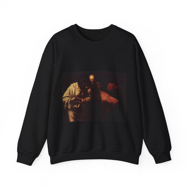 CARAVAGGIO - The Incredulity of Saint Thomas (Artwork) Crewneck Sweatshirt