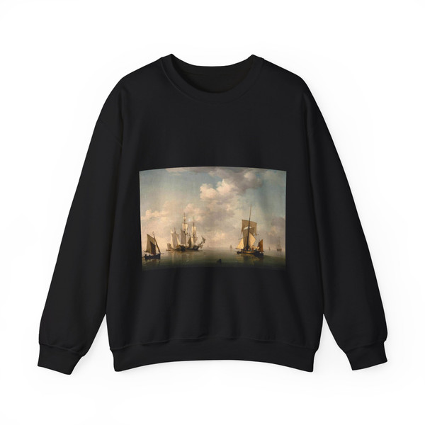 BROOKING, Charles - Shipping in a Calm (Artwork) Crewneck Sweatshirt