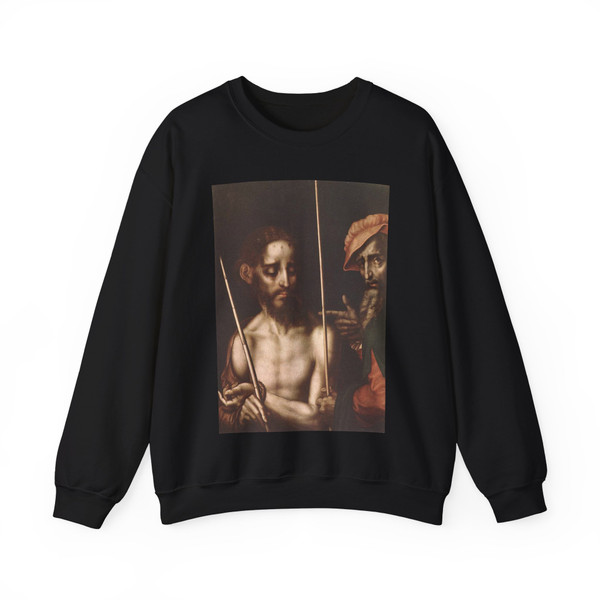 MORALES, Luis de - Ecce Homo (Artwork) Crewneck Sweatshirt