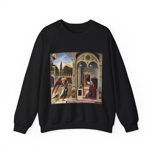 CARPACCIO, Vittore - The Annunciation (Artwork) Crewneck Sweatshirt