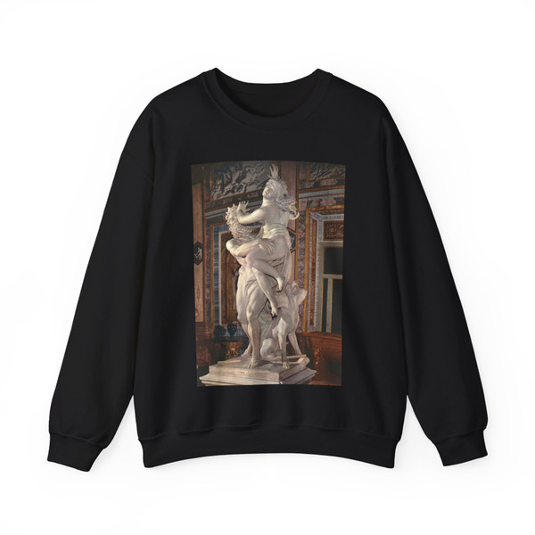 BERNINI, Gian Lorenzo - 1620 - The Rape of Proserpina (Artwork) Crewneck Sweatshirt