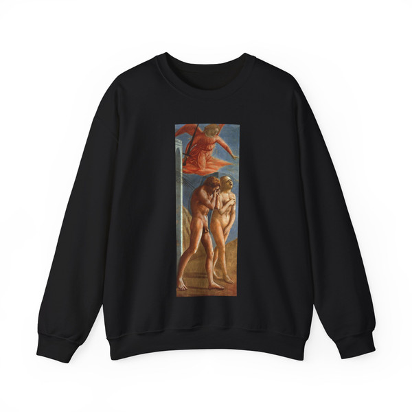 MASACCIO - The Expulsion from the Garden of Eden (Artwork) Crewneck Sweatshirt