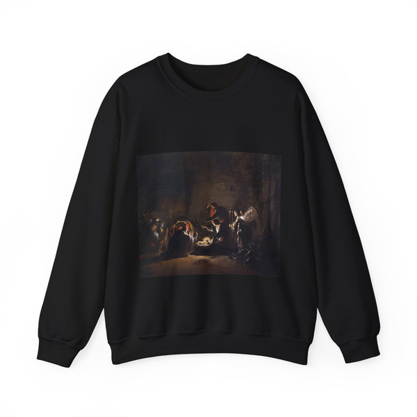 BRAMER, Leonaert - Paintings - The Adoration of the Magi (Artwork) Crewneck Sweatshirt