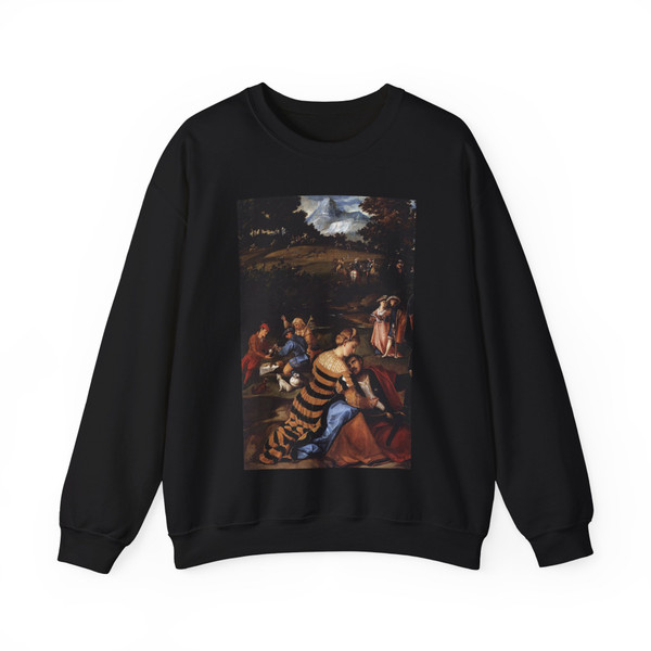 BONIFACIO Veronese - The Finding of Moses (detail) (Artwork) Crewneck Sweatshirt