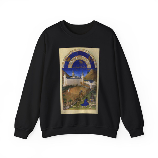 LIMBOURG brothers (Herman, Jean, Paul) - Juillet (July) (Artwork) Crewneck Sweatshirt