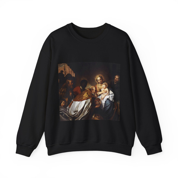 BRAY, Jan de - The Adoration of the Magi (Artwork) Crewneck Sweatshirt