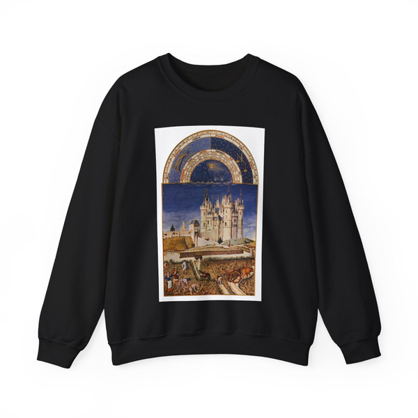 LIMBOURG brothers (Herman, Jean, Paul) - Septembre (September) (Artwork) Crewneck Sweatshirt