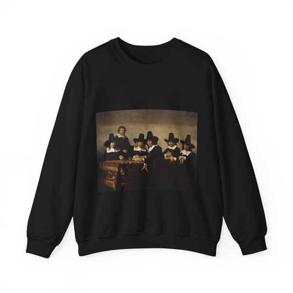 BRAY, Jan de - The Regents of the Children's Orphanage in Haarlem (Artwork) Crewneck Sweatshirt