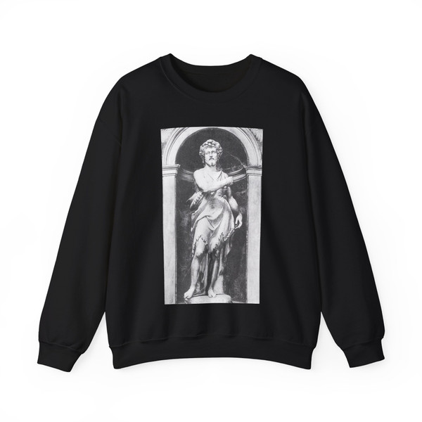 BONVICINO, Ambrogio - St John the Baptist (Artwork) Crewneck Sweatshirt