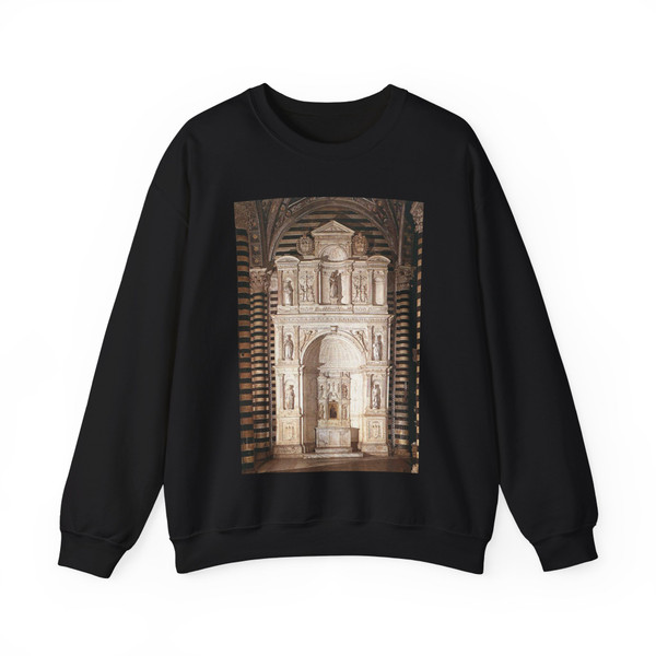 BREGNO, Andrea - Piccolomini Altar (Artwork) Crewneck Sweatshirt
