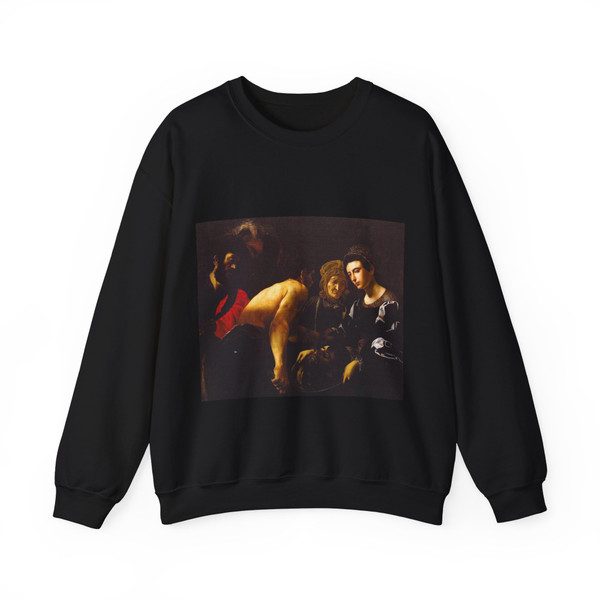 CARACCIOLO, Giovanni Battista - Salome (Artwork) Crewneck Sweatshirt