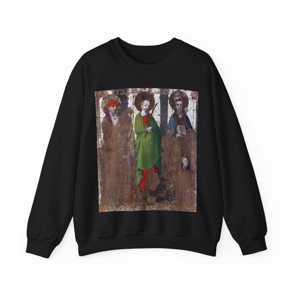 LOCHNER, Stefan - Three Saints (Artwork) Crewneck Sweatshirt